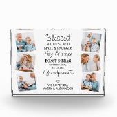 Selige Großeltern zitieren 6 Bildkollektion Fotoblock (Vorderseite)