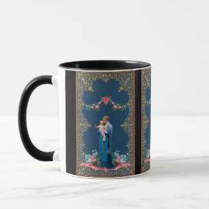 Selige Jungfrau Maria Jesus Vintage Katholisch Tasse