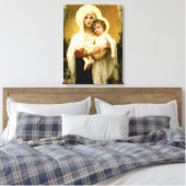 Selige Jungfrau Maria und Säugling Kind Jesus Leinwanddruck (Insitu (Schlafzimmer))