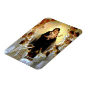 Selige Jungfrau Maria und Säugling Kind Jesus Magnet (Linke Seite)