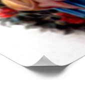 Selige Jungfrau Maria und Säugling Kind Jesus Poster (Ecke)