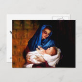 Selige Jungfrau Maria und Säugling Kind Jesus Postkarte (Vorne/Hinten)