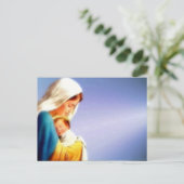 Selige Jungfrau Maria und Säugling Kind Jesus Postkarte (Stehend Vorderseite)