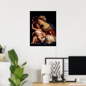 Selige Jungfrau Maria und Säugling Kind Jesus-Sira Poster (Heimbüro)