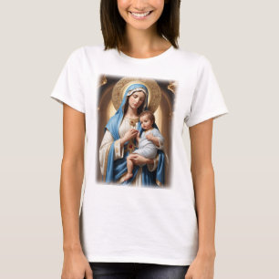 Selige Jungfrau Mary and Baby Jesus T-Shirt