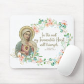 Selige Jungfrau Mary Fatima Religious katholische Mousepad (Mit Mouse)