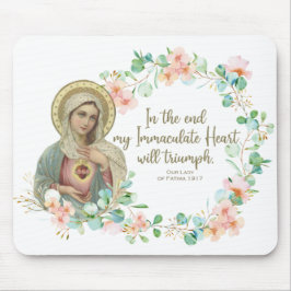 Selige Jungfrau Mary Fatima Religious katholische Mousepad