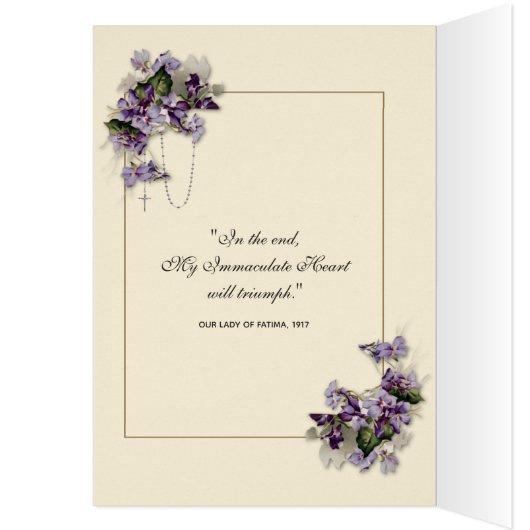 Selige Jungfrau Mary Immaculate Herz Fatima (Innen (Links))