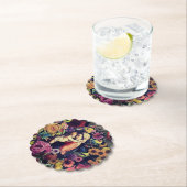 Selige Jungfrau Mary Jesus Rose Blume Religiöse Untersetzer (Vor Ort)