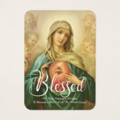 Selige Jungfrau Mary Katholic Beerdigung Gedenkstä (Vorderseite)