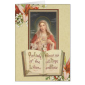 Selige Jungfrau Mary Katholic Religious Lilies (Vorne)