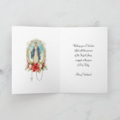 Selige Jungfrau Mary Katholische Weihnachten Relig (Innenseite)