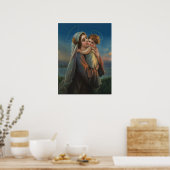 Selige Jungfrau Mary Madonna mit Kind Jesus Poster (Küche)