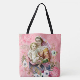 Selige Jungfrau Mary Religious Jesus Kreuz Tasche