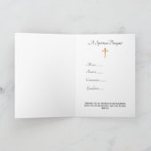 Selige Jungfrau Mary Spiritual Bouquet Gebete Karte (Innenseite)