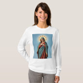 Selige Jungfrau Mary Women's Long Sleeve Tee Shirt (Vorne ganz)