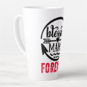 Selige Mama für immer Milchtasse (Linke Ecke)