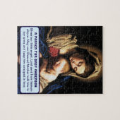 Selige Mutter mit dem Christ-Kind-Jungen Keepake Puzzle (Horizontal)