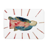 Selige Mutter Unsere Lady Guadalupe Schöne Magnet (Horizontal)