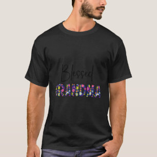 Selige Oma Floral Blume Niedlich Großmutter T-Shirt