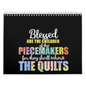 Selige Piecemakers Children Quilt Crochet Kalender (Titelbild)