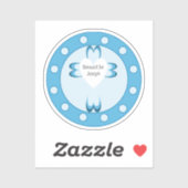 Selige Taufe Aufkleber (Blatt)