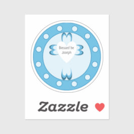 Selige Taufe Aufkleber