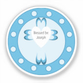 Selige Taufe Aufkleber (Vorderseite)