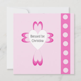 Selige Taufe Dank Flachkarte Karte