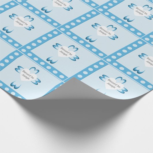 Selige Taufe Geschenkpapier (Ecke)