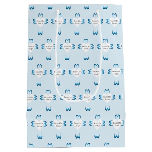 Selige Taufe Mittlere Geschenktüte (Rückseite)