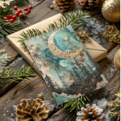 Selige Weihnachten Winter Solstice Aquamarinen Wal