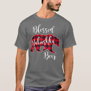 Seligen Babushka Bären Red Buffalo Karo Kariert Gr T-Shirt