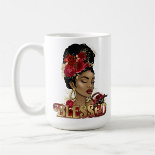 Seligen Black Queen Melanin Women Sista Kaffeetasse