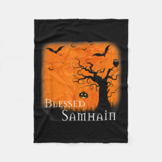 Seligen Samhain Wiccan Celtic Pagan Halloween Witc Fleecedecke