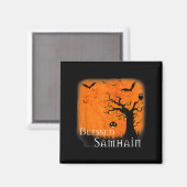 Seligen Samhain Wiccan Celtic Pagan Halloween Witc Magnet (Vorderseite/Rückseite)