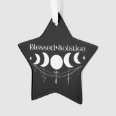 Seligen Solstice Wicca Pagan Witchy Ornament (Vorderseite)