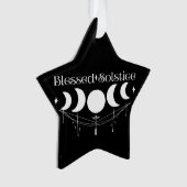 Seligen Solstice Wicca Pagan Witchy Ornament (Vorderseite)