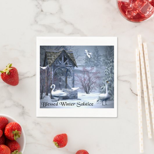 Seligen Winter Solstice Napkins Serviette (Beispiel)