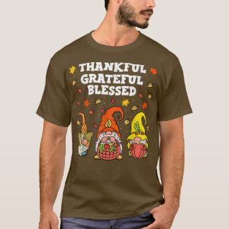 Seliger Gnome-Quadrat mit Pumpkinspülung Fall Yall T-Shirt