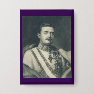 Seliger Karl von Österreich Römisch-Katholisch Button