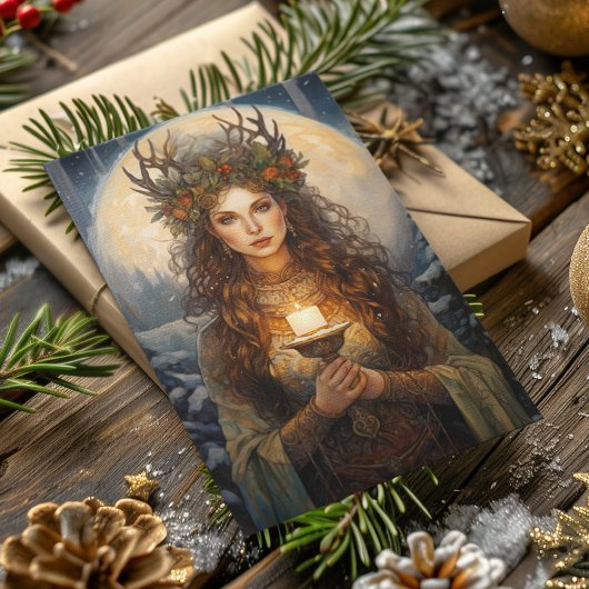 Seliges Weihnachten Wintersolstice Hohepriester