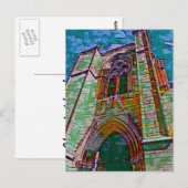 SELIMIYE MOSQUE, Nikosia-Malerei Postkarte (Vorne/Hinten)