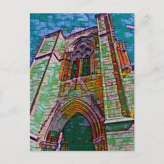 SELIMIYE MOSQUE, Nikosia-Malerei Postkarte (Vorderseite)
