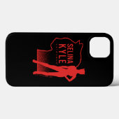 Selina Kyle Catwoman Kontur Logo Case-Mate iPhone Hülle (Rückseite (Horizontal))