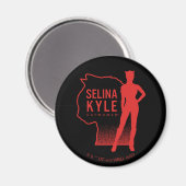 Selina Kyle Catwoman Kontur Logo Magnet (Vorderseite/Rückseite)