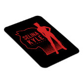 Selina Kyle Catwoman Kontur Logo Magnet (Rechte Seite)