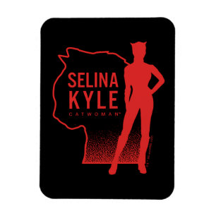 Selina Kyle Catwoman Kontur Logo Magnet