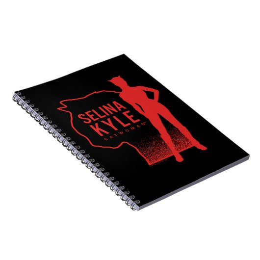 Selina Kyle Catwoman Kontur Logo Notizblock (Rechte Seite)