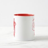 Selina Kyle Catwoman Kontur Logo Tasse (Zentrum)